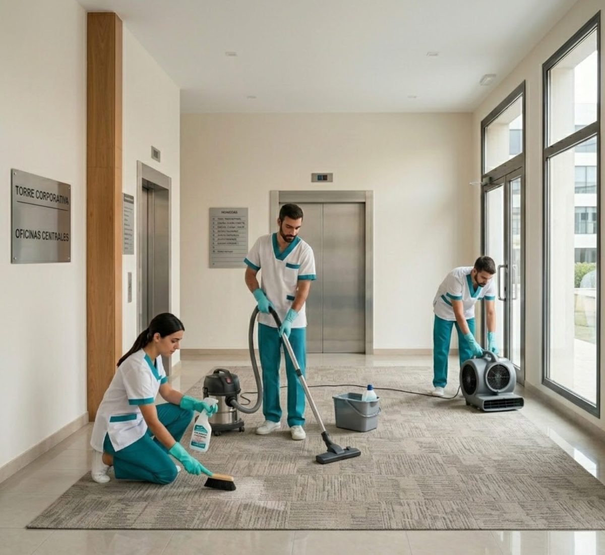 Servicio profesional de limpieza de alfombras para empresas - Servicio profesional de limpieza de alfombras para empresas